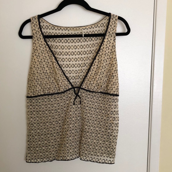 Max Studio Tops - Max Studio Intricate Lace Sleeveless Top